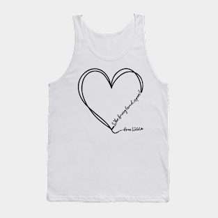 Oscar Wilde's love quote design Tank Top